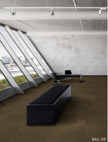 Durable Office Carpet Tiles - 50x50cm - Charcoal 'Great for High Traffic'