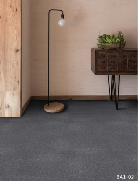 Durable Office Carpet Tiles - 50x50cm - Charcoal 'Great for High Traffic'